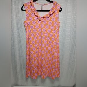 Lulu- B V Neck Sleeveless Colorful Mini Dress. Size M